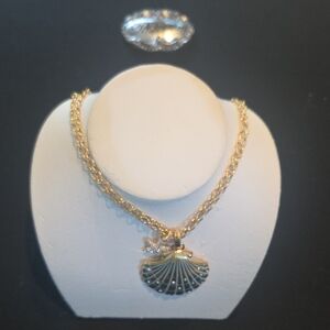 Brighton Gold Shell Pendant Necklace